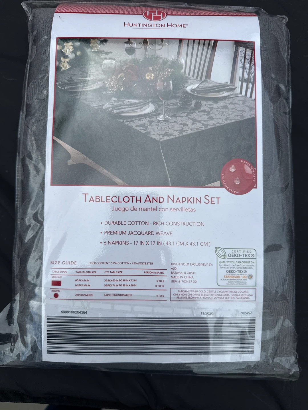 Huntington Home Tablecloth & Napkin Set - 60" x 84" Oblong - photo 2