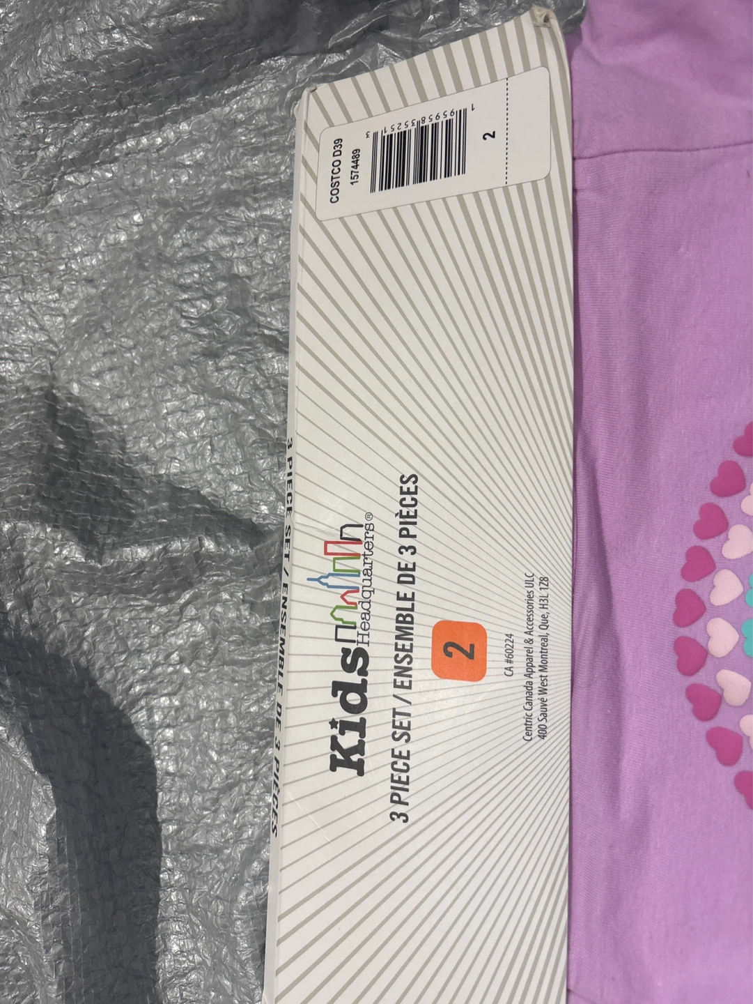 Kids HQ 3 Piece Set Rainbow T-Shirt & Pants Size 2 - photo 2