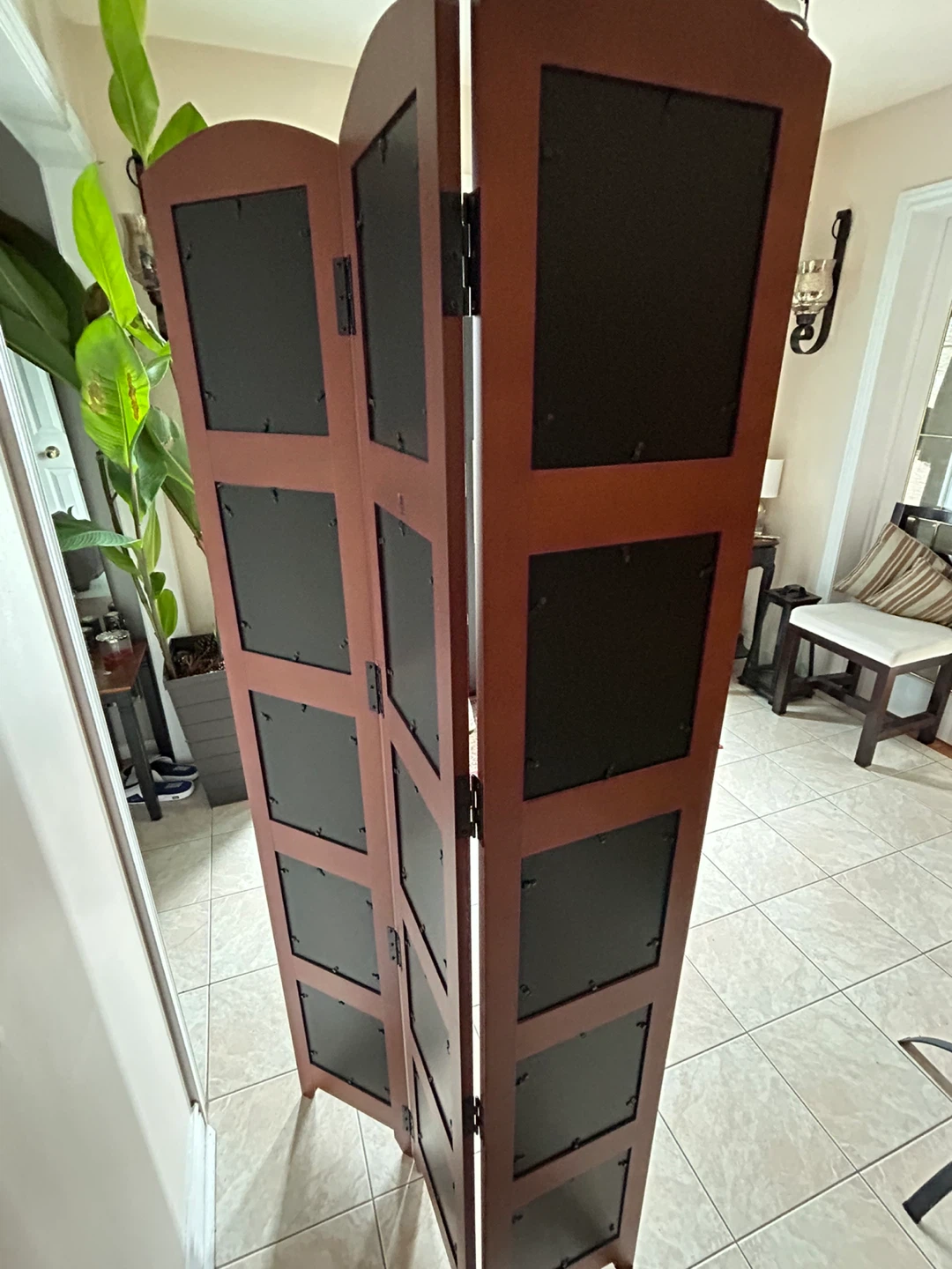 Umbra Wood Photo Frame Room Divider Screen - photo 3