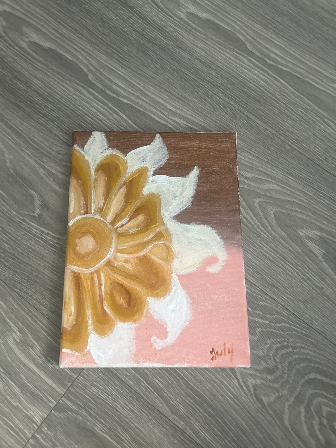 Hand-painted Flower Art