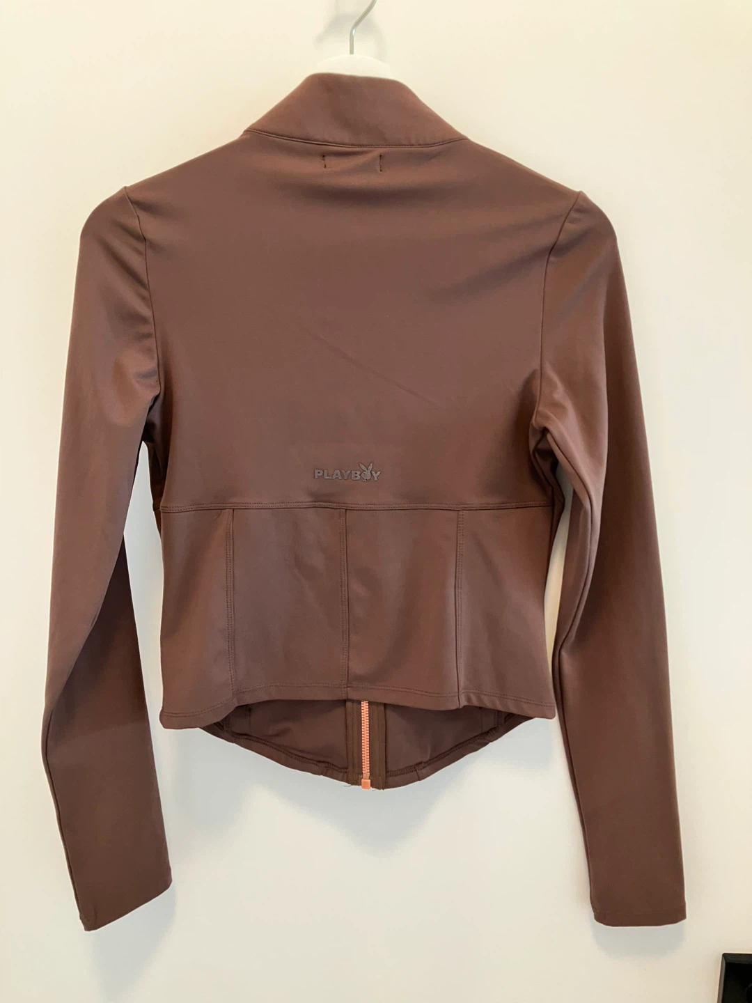 Playboy Track Jacket - Brown, Size M/M - photo 2
