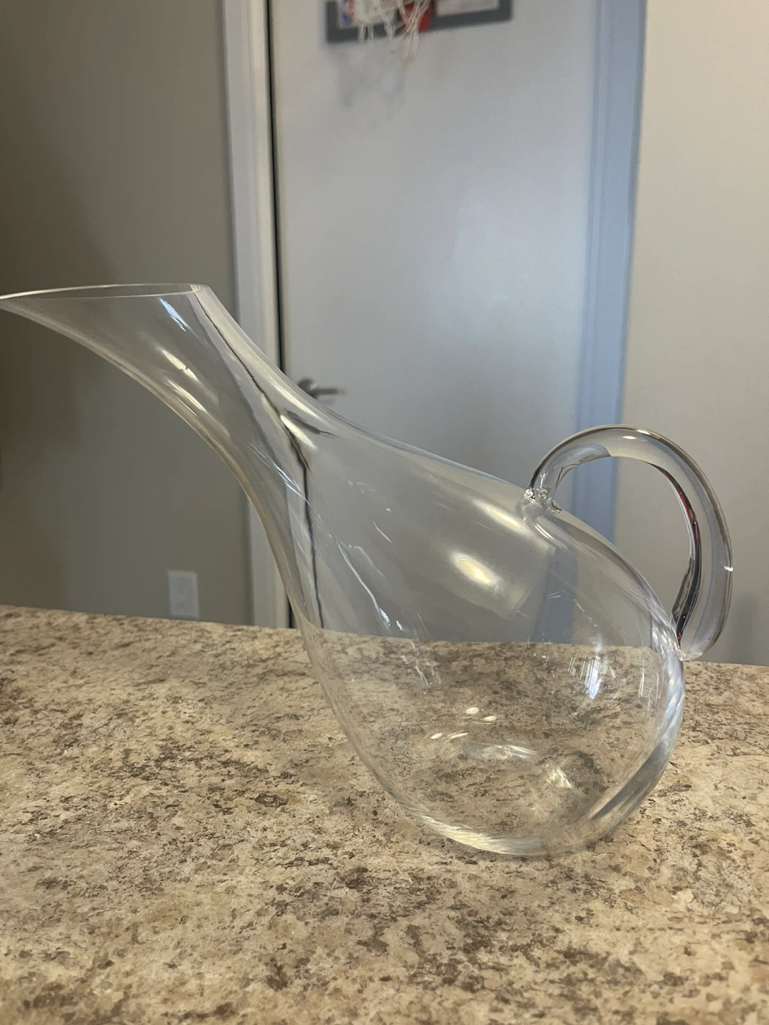 Clear Glass Carafe Pitcher - photo 2