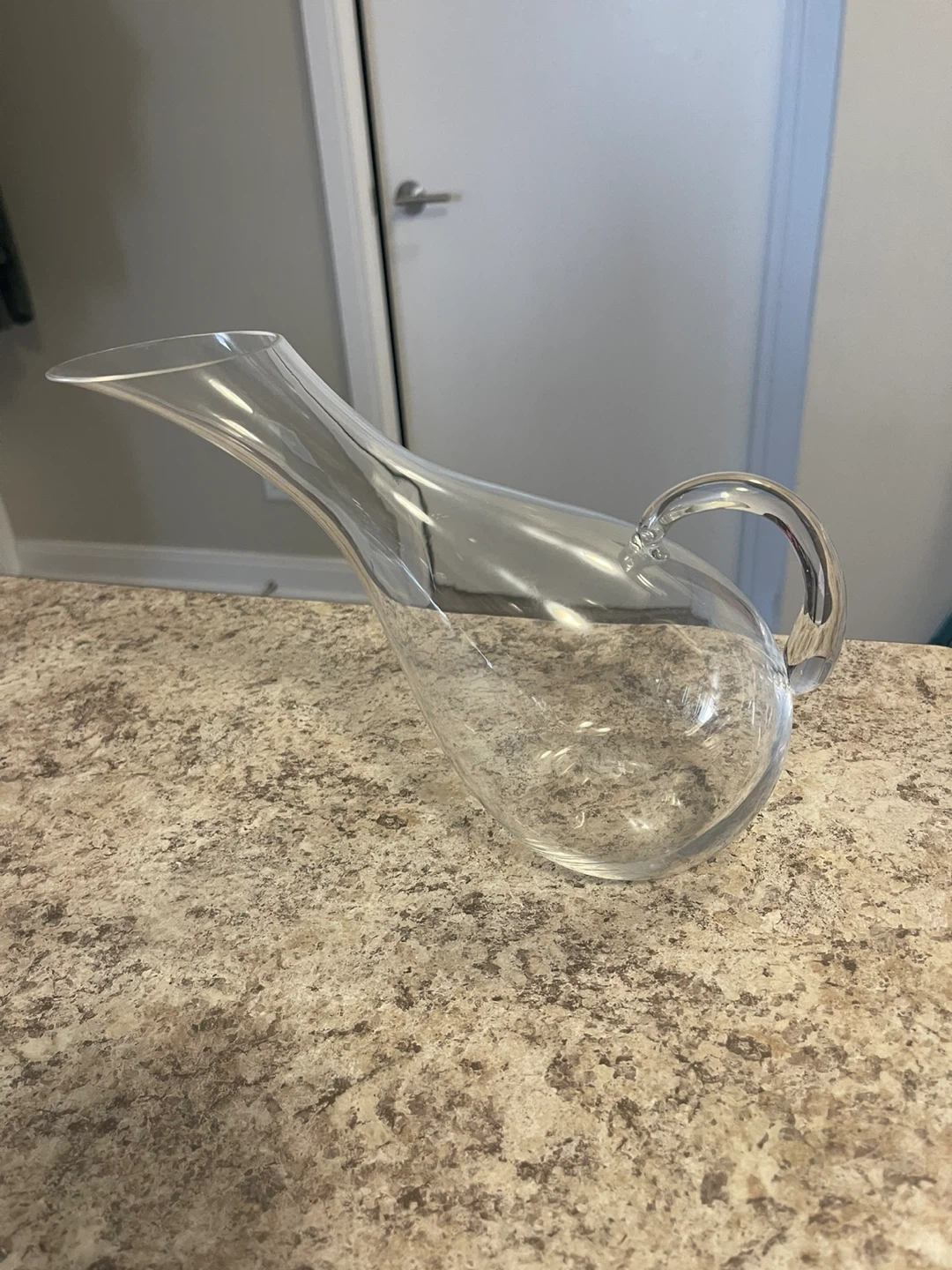 Clear Glass Carafe Pitcher