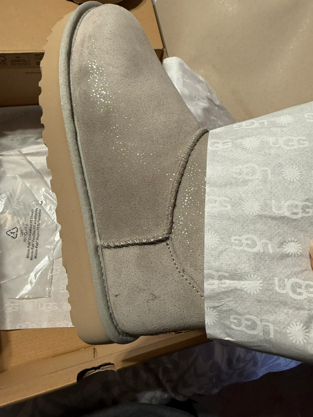 UGG Glitter Suede Boots - photo 5