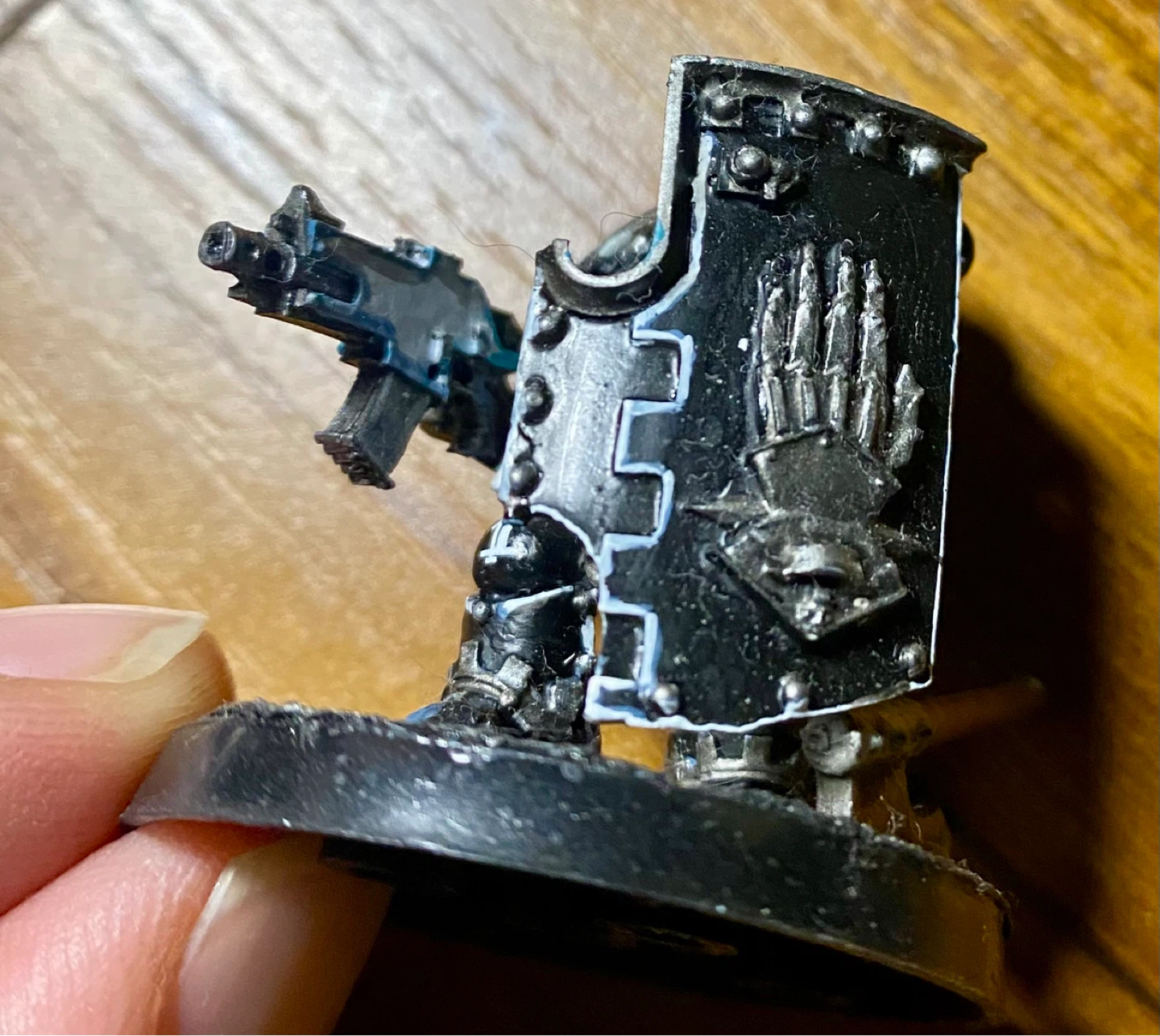 Warhammer 40,000 Miniatures - iron hands conversion Figures - photo 2