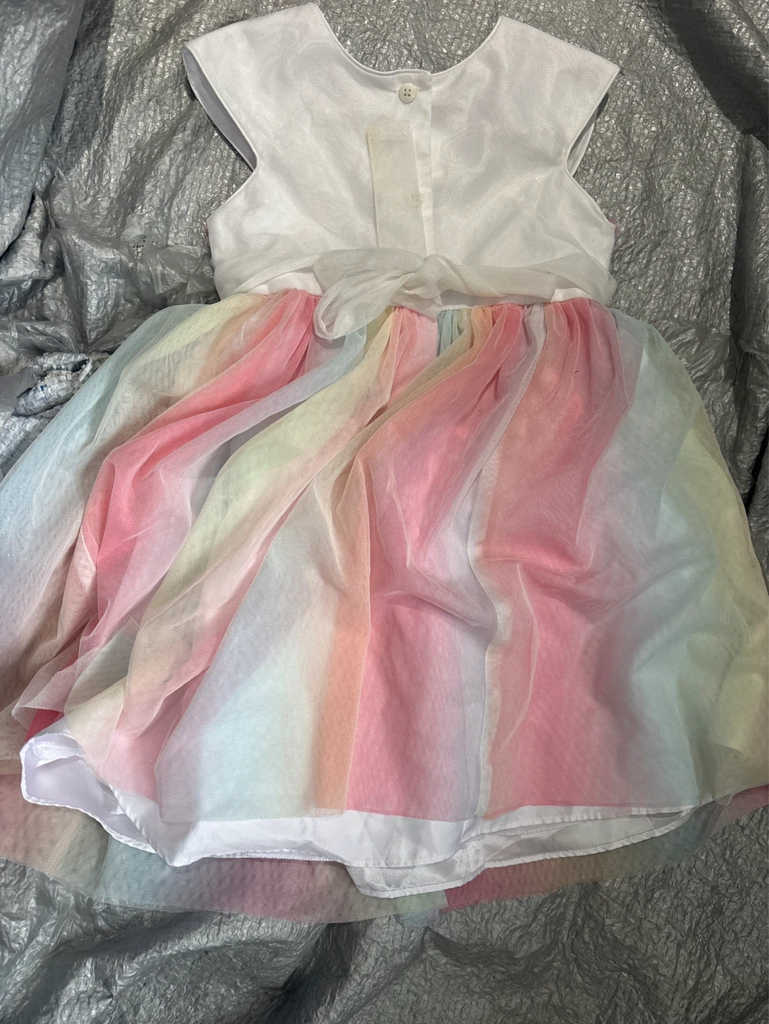 NWOT Jona Michelle Rainbow Tulle Dress - Size 5 - photo 2