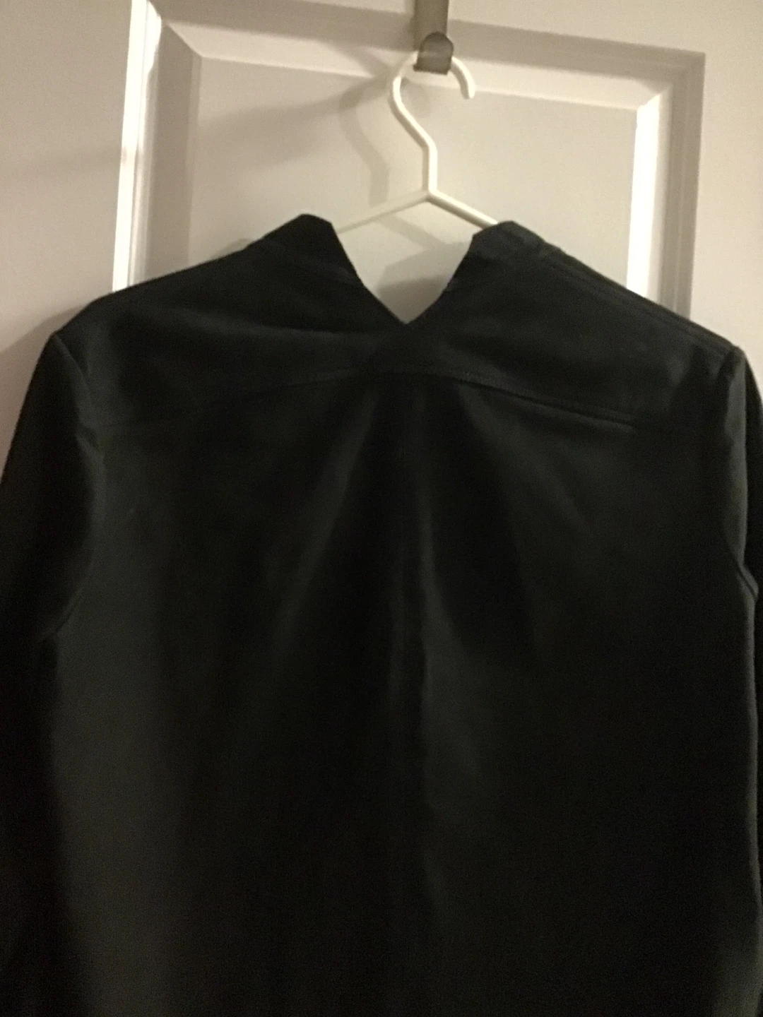 Theory ; Black Suede buttonless jacket - photo 3