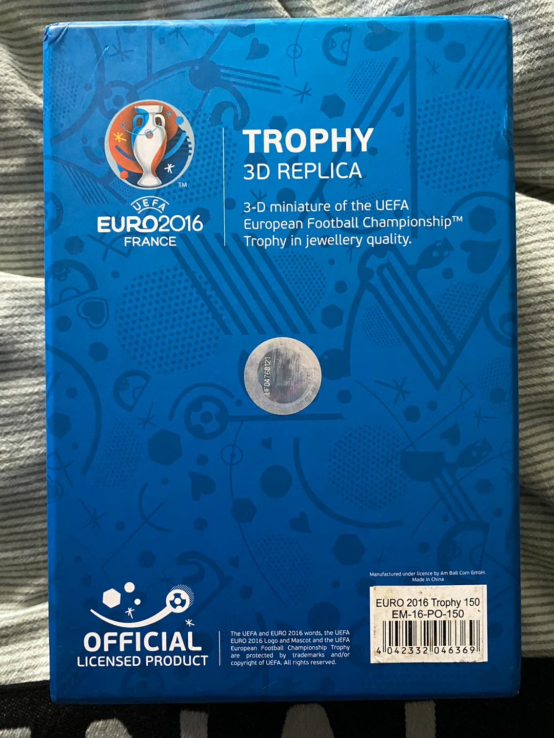 UEFA Euro 2016 Trophy 3D Replica - photo 3