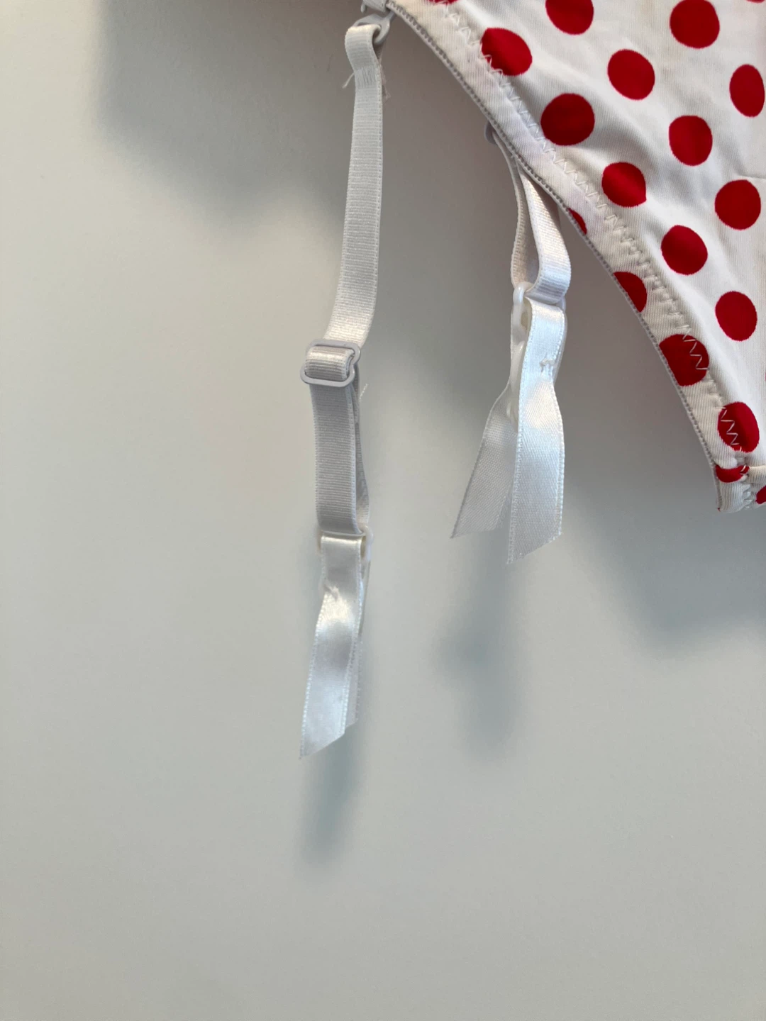 Rene Rofe Lingerie Red Polka Dot Briefs Size M - photo 4