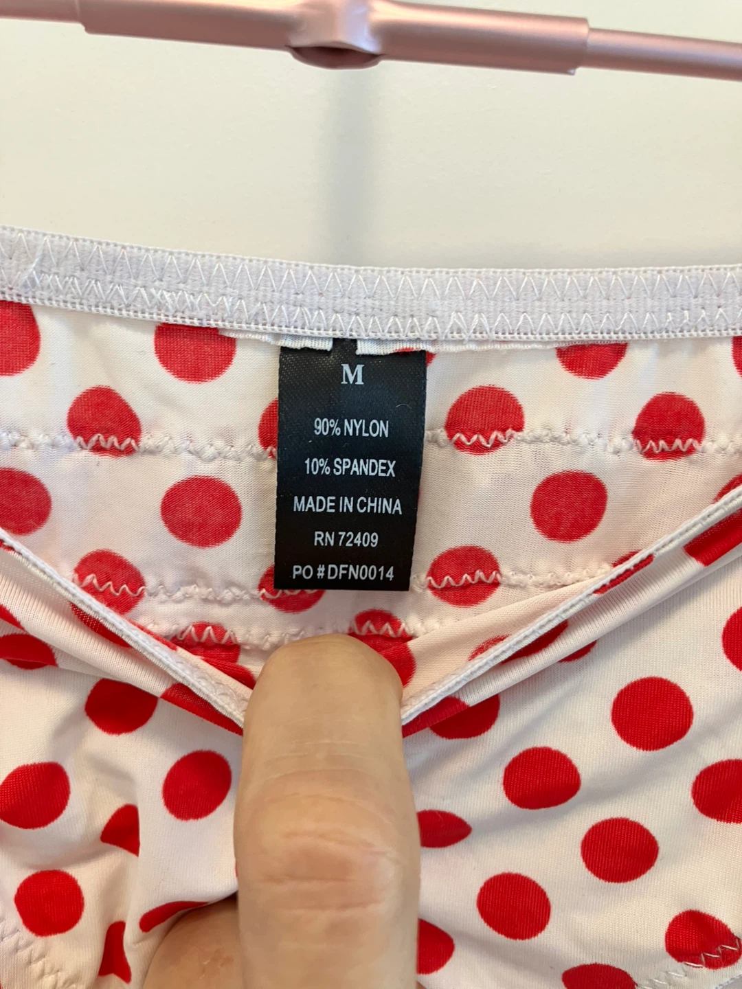 Rene Rofe Lingerie Red Polka Dot Briefs Size M - photo 5