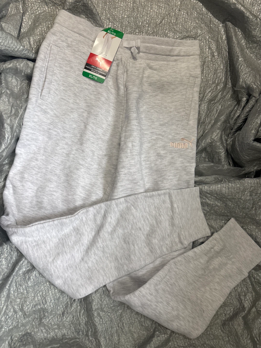 Puma Girls Jogger Pants XL/TG Grey