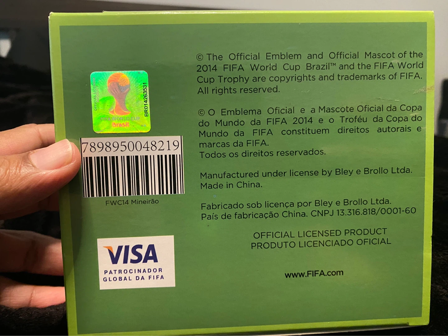 FIFA World Cup Brazil 2014 Belo Horizonte miniature stadium - photo 4