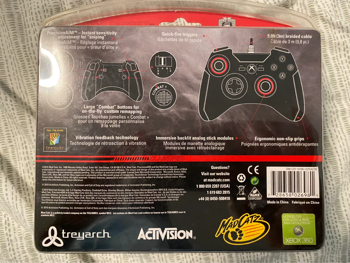 Mad Catz PrecisionAim Call of Duty Black Ops Xbox 360 - photo 2
