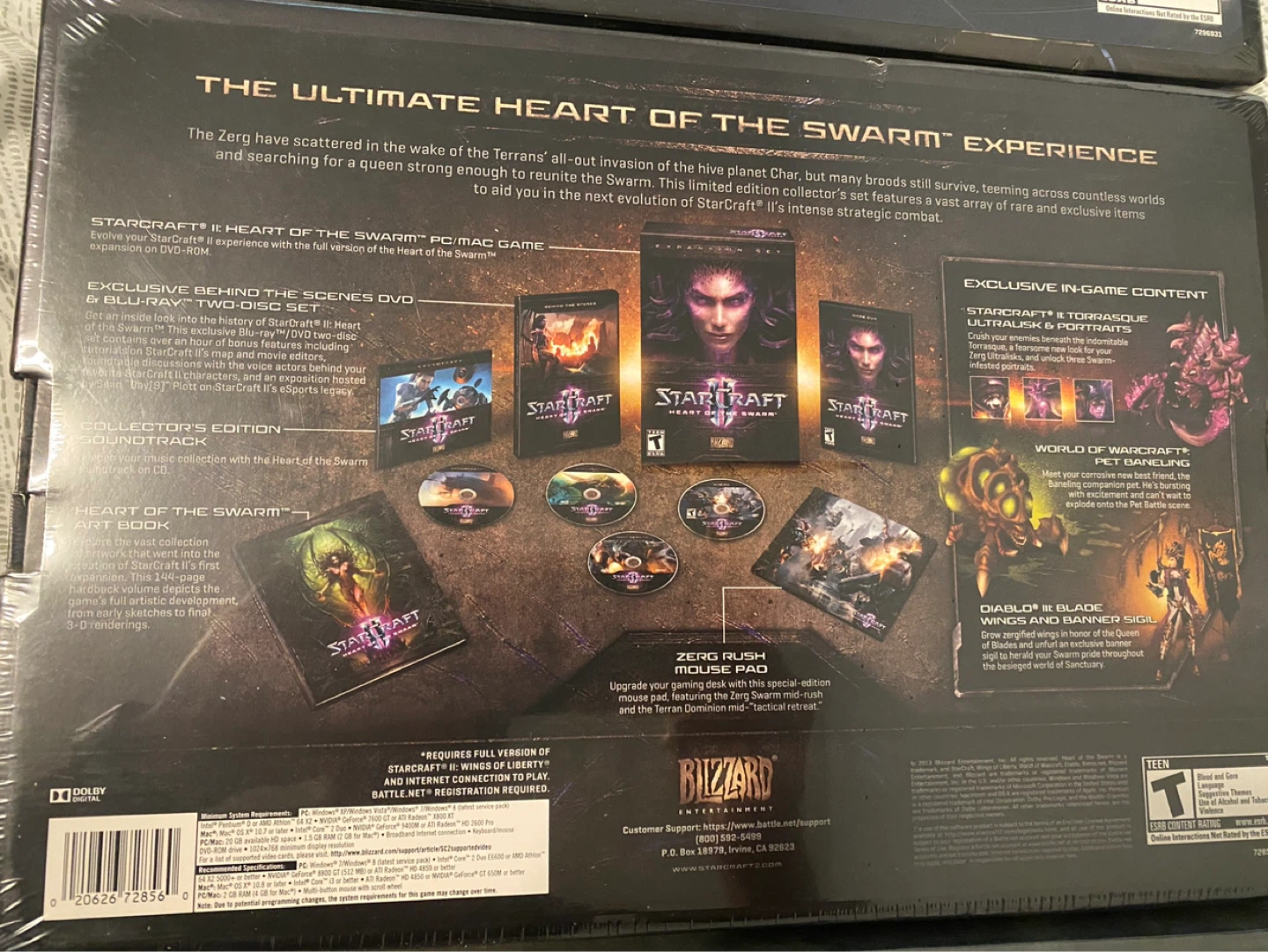 StarCraft II Collector's Edition Bundle ALL THREE INCLUDED - photo 4