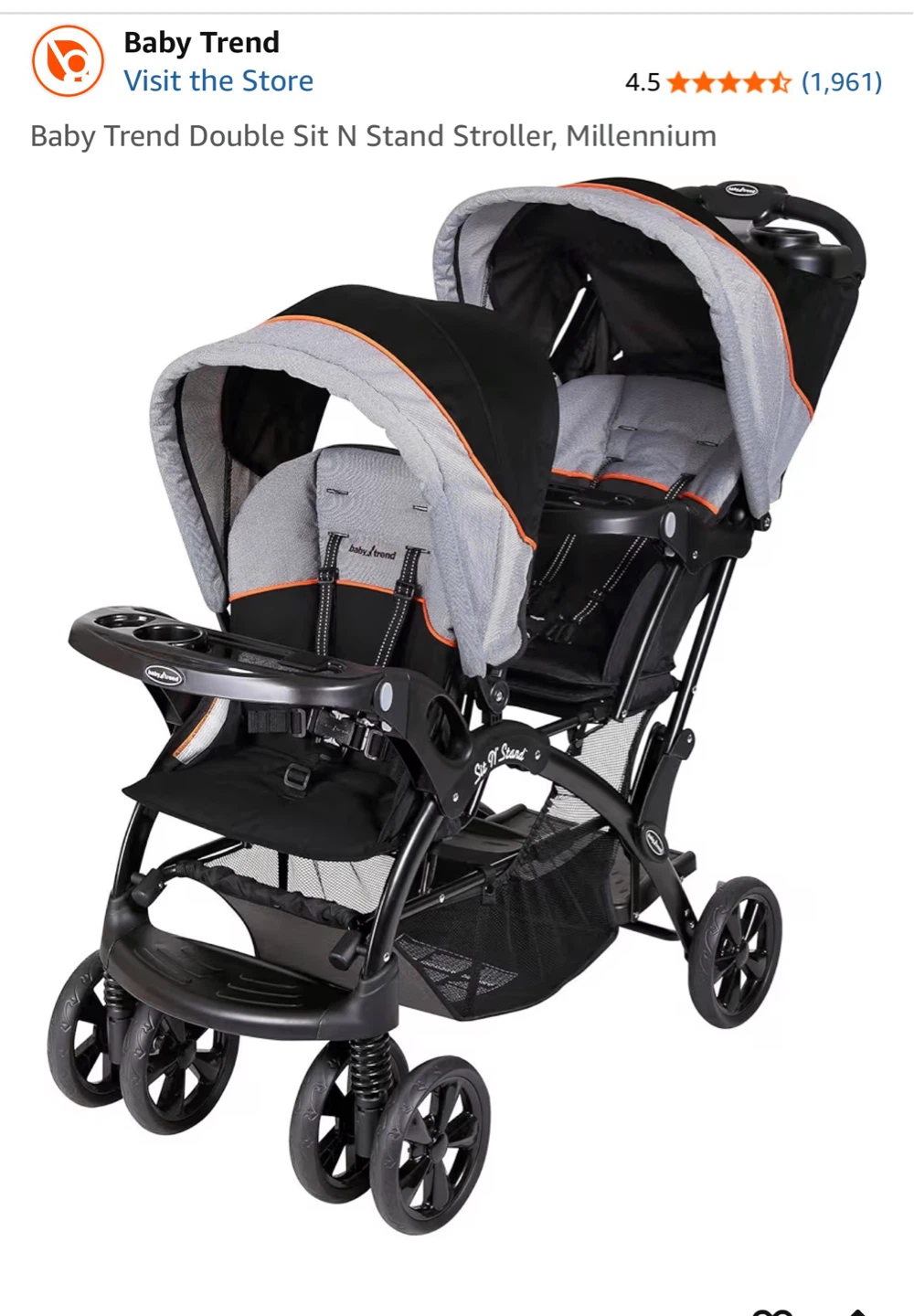 Baby Trend Double Sit N Stand Stroller