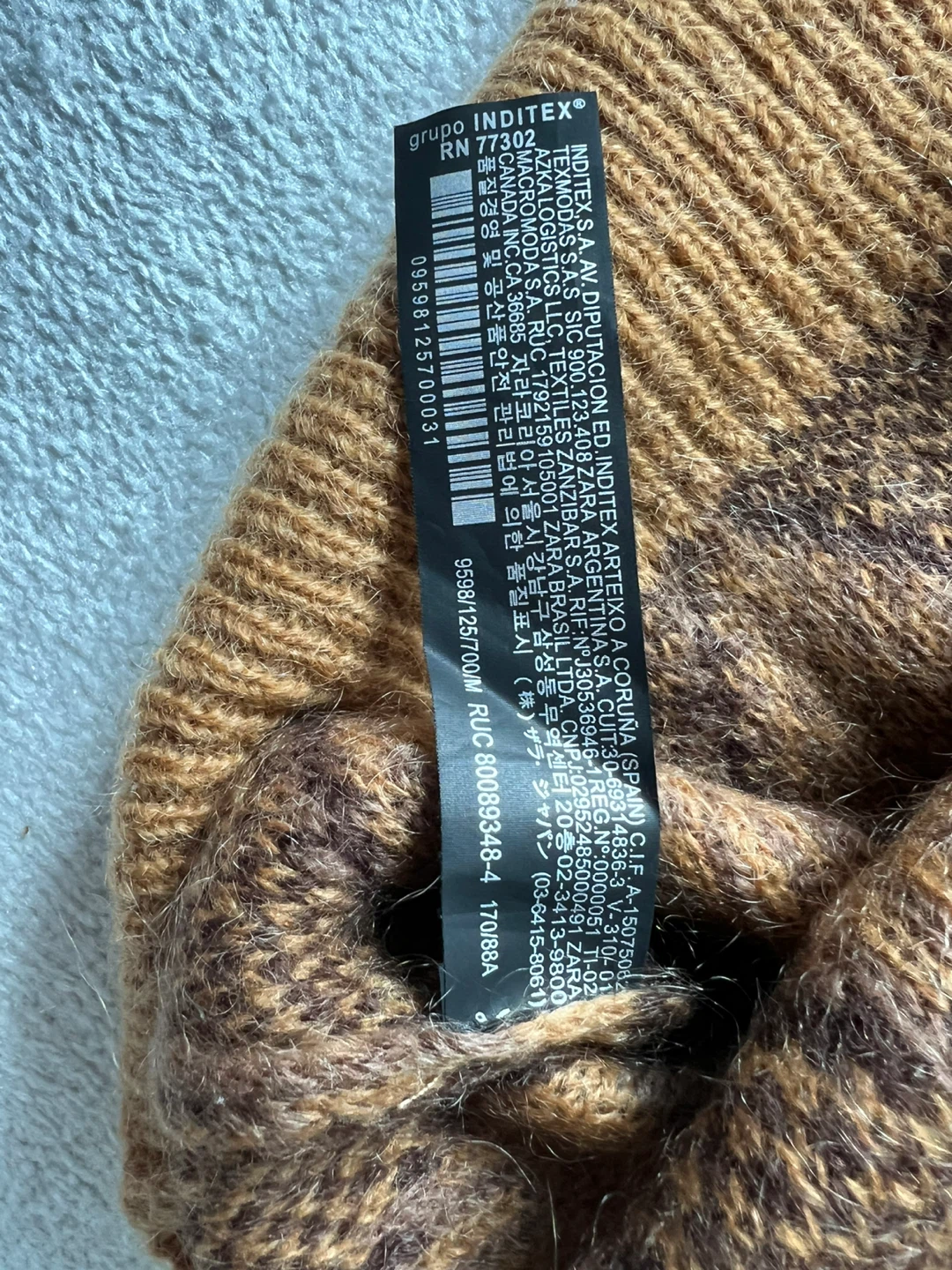 Zara Knit Argyle Sweater - photo 3