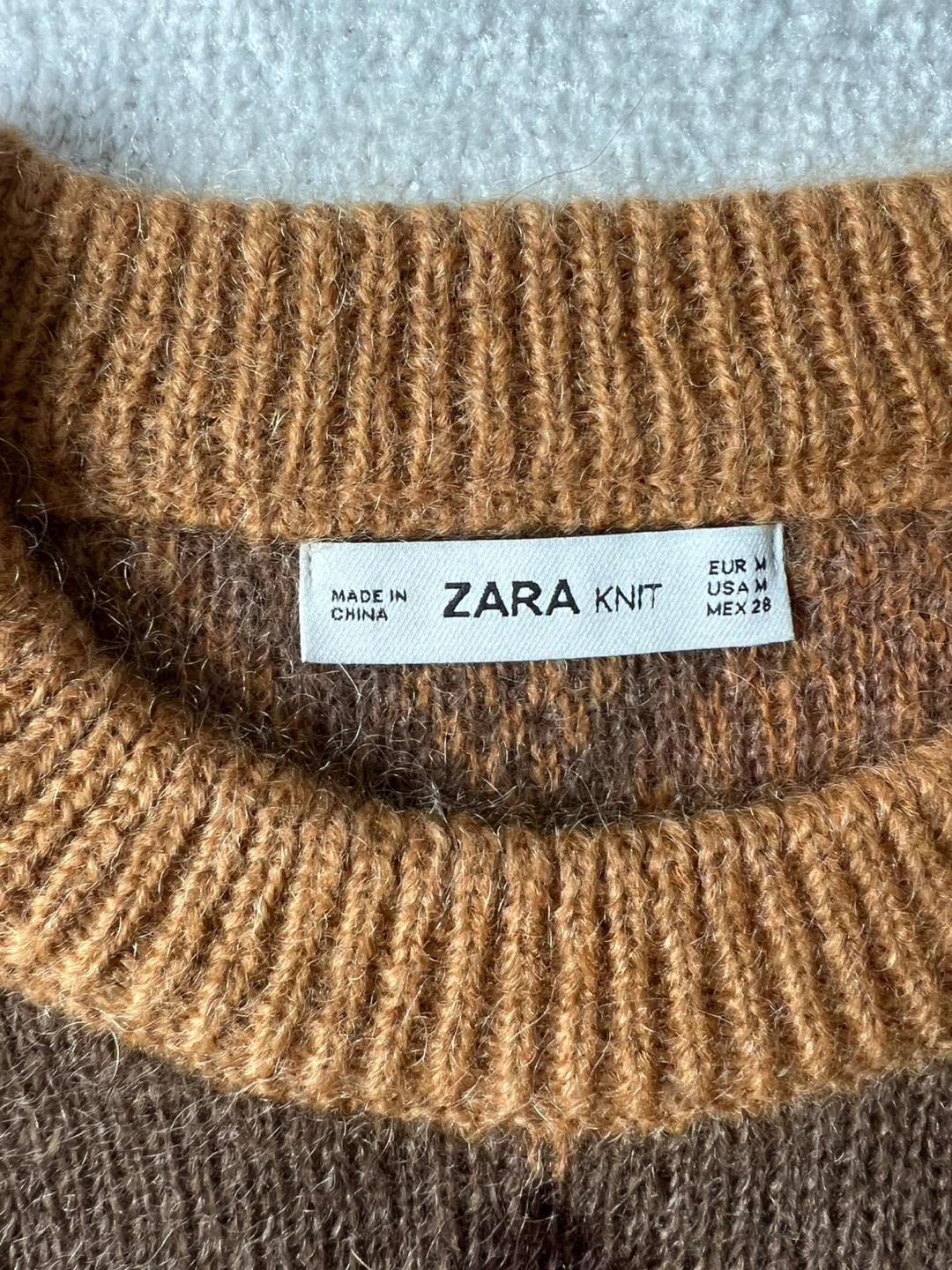 Zara Knit Argyle Sweater - photo 2