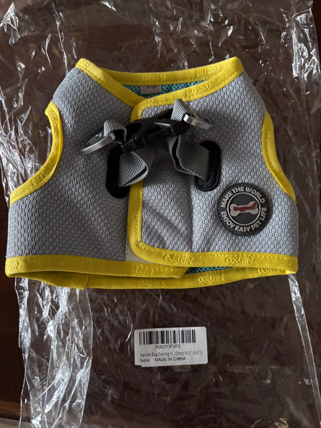 Tiny dog cooling vest