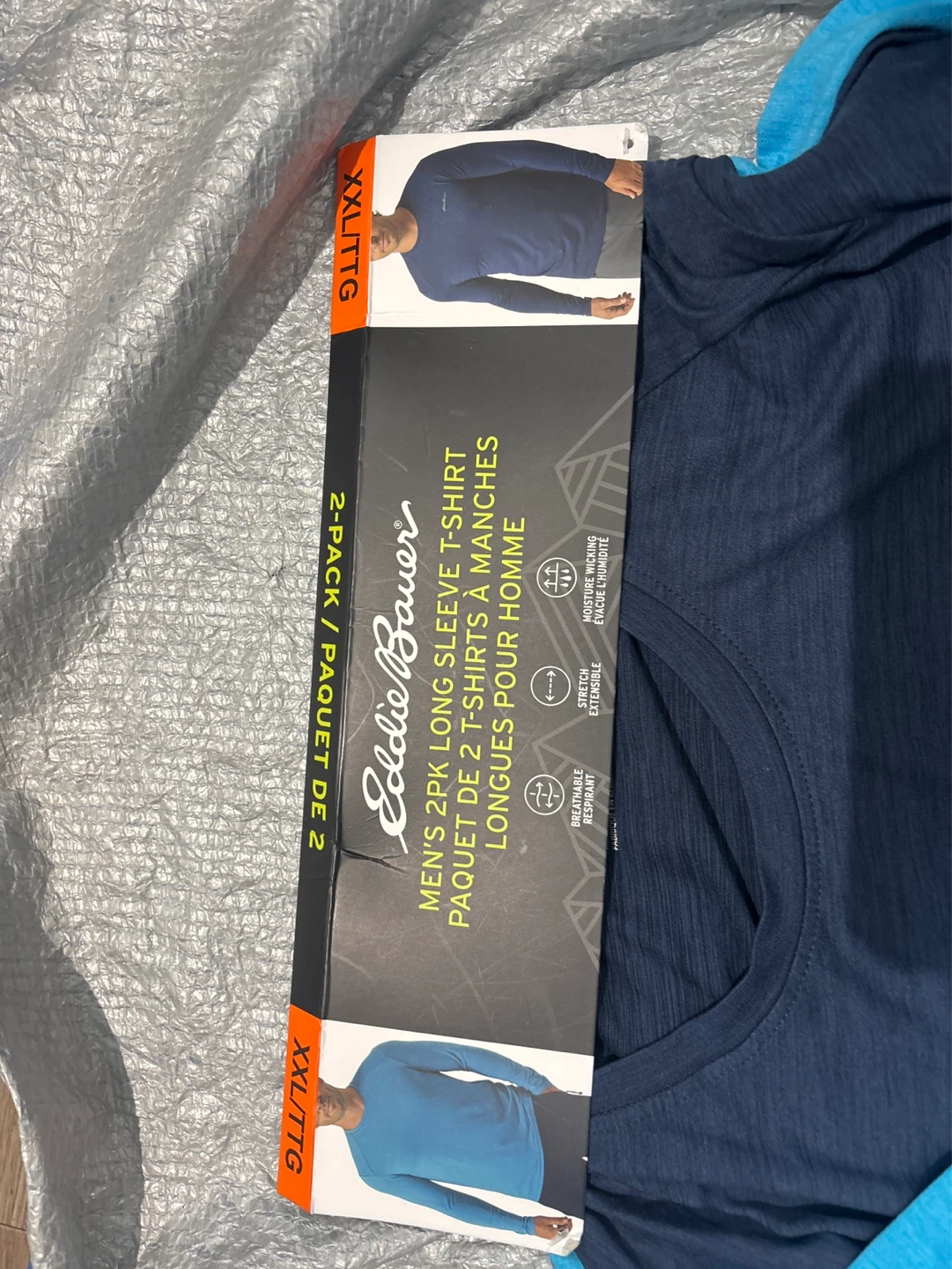 Eddie Bauer Men's 2-Pack Long Sleeve T-Shirts XXL Tall - photo 2