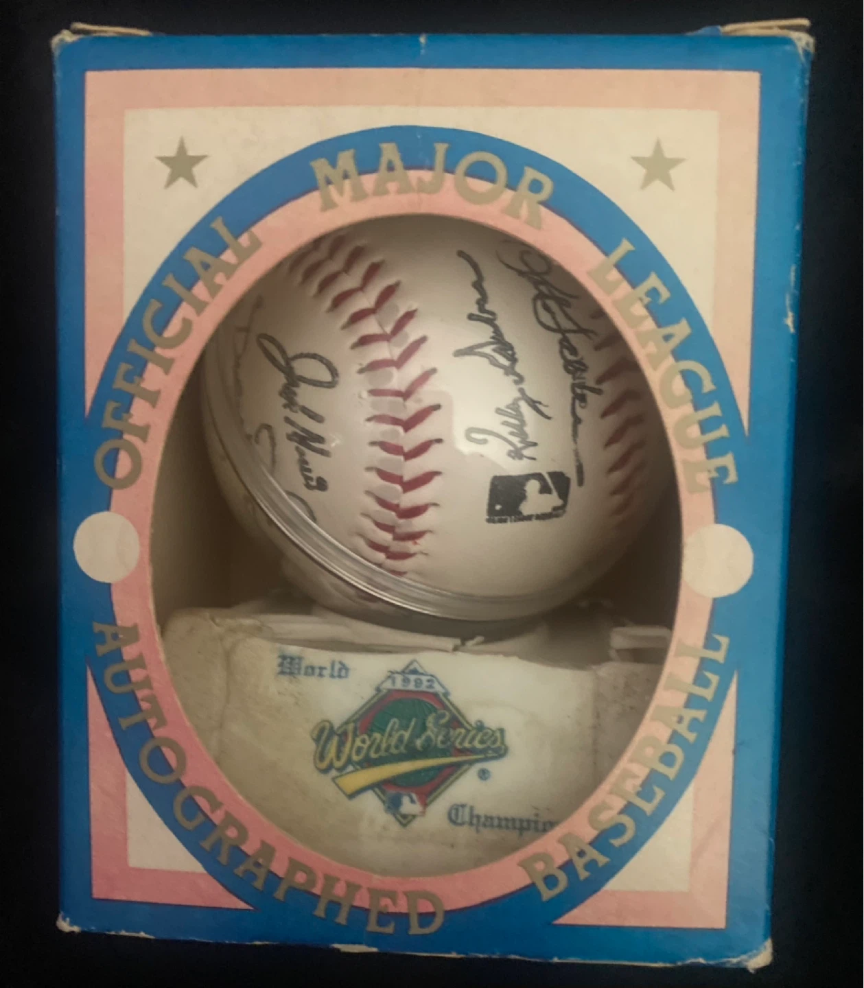 Official Major League Autographed Reproduced Baseball - photo 2