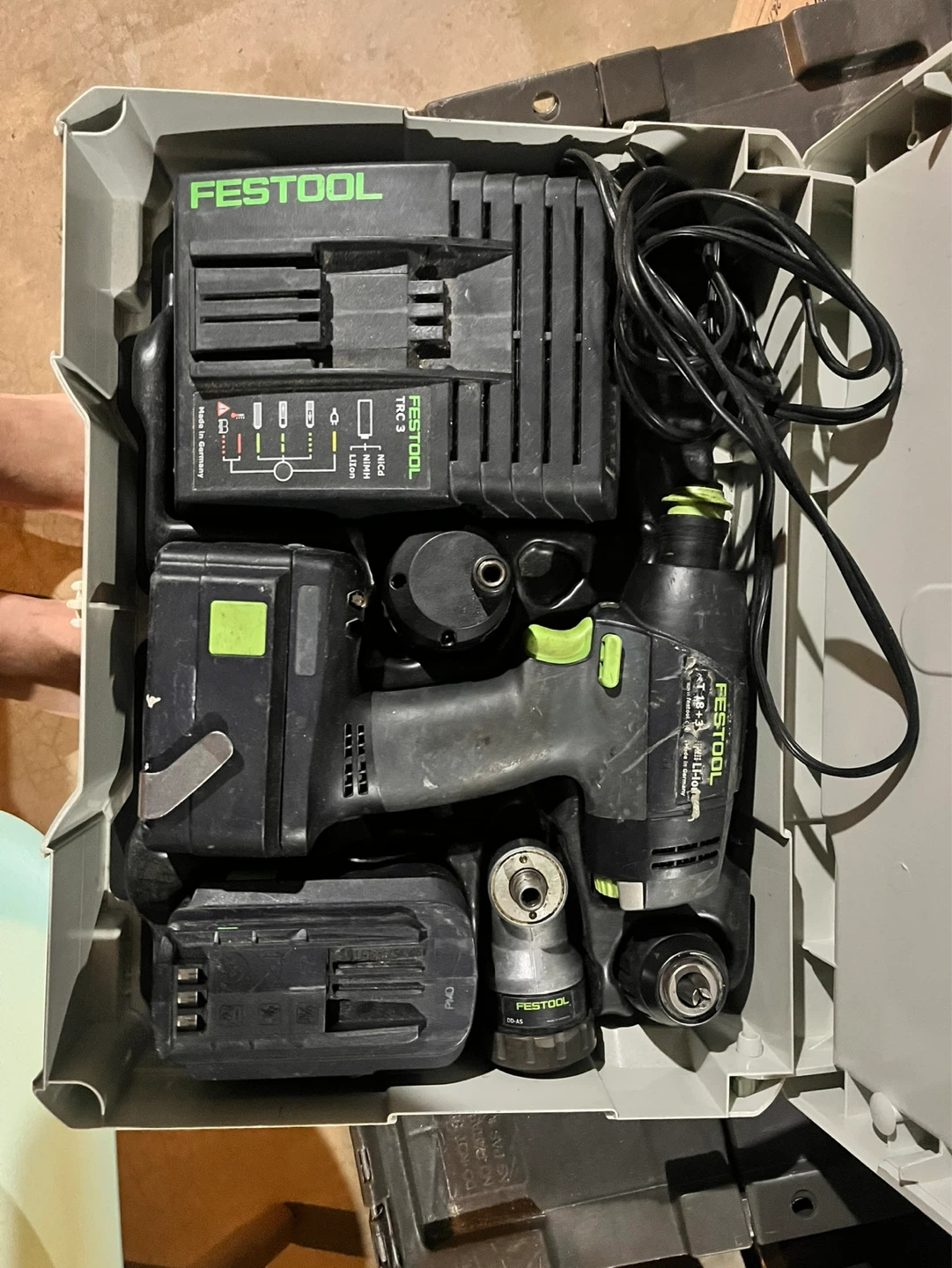 Festool T 18+3 Li 3.0 USA Cordless Drill Set with Charger
