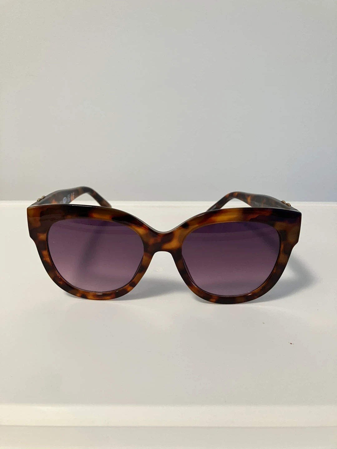 Betsey Johnson Tortoiseshell Heart Sunglasses
