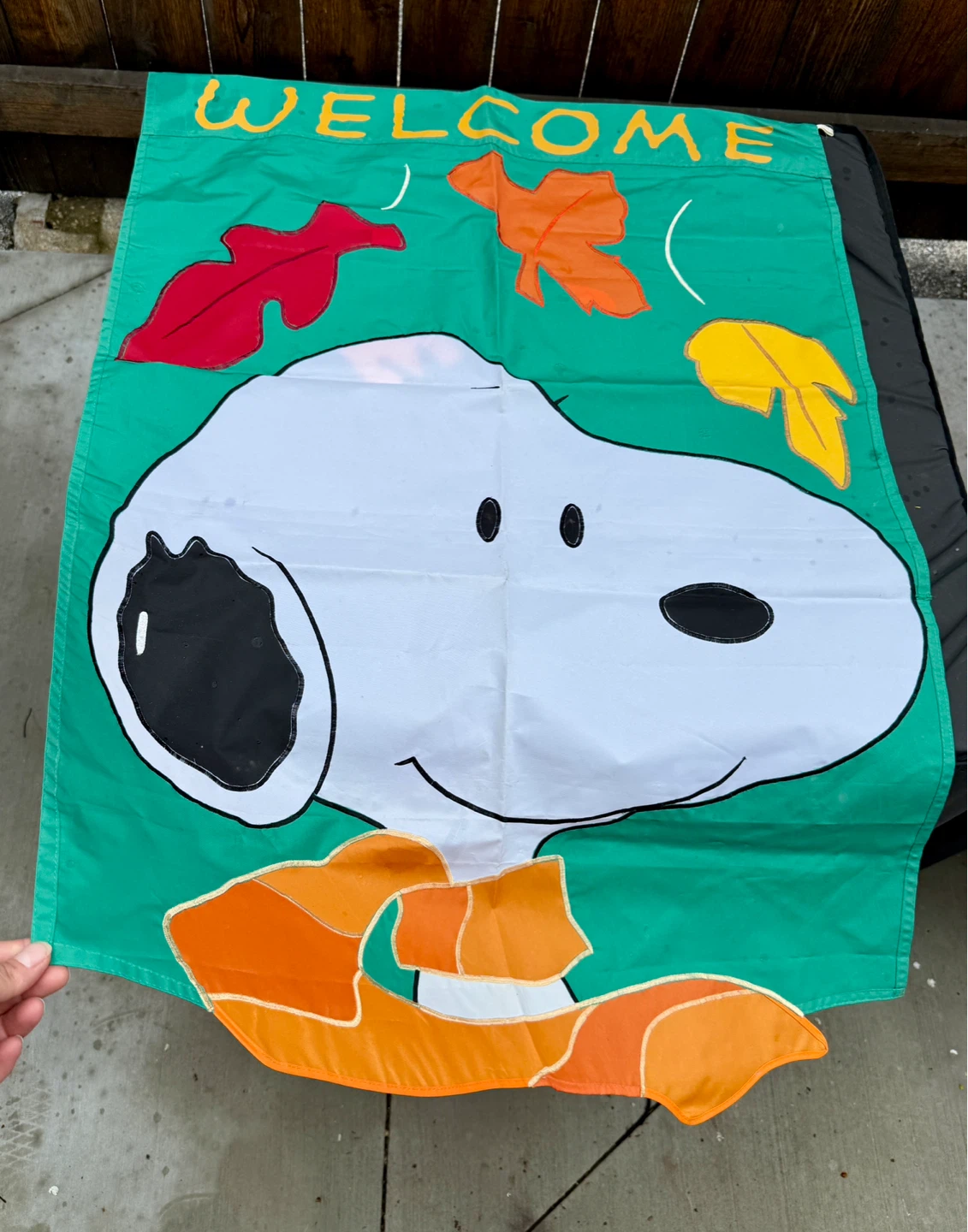 Snoopy Welcome Garden Flag