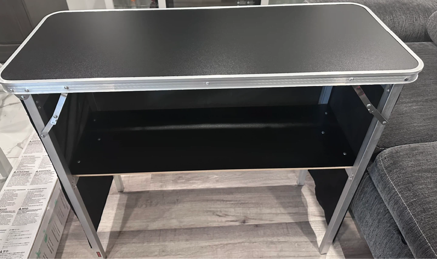 Foldable Bar Table - Black - photo 3