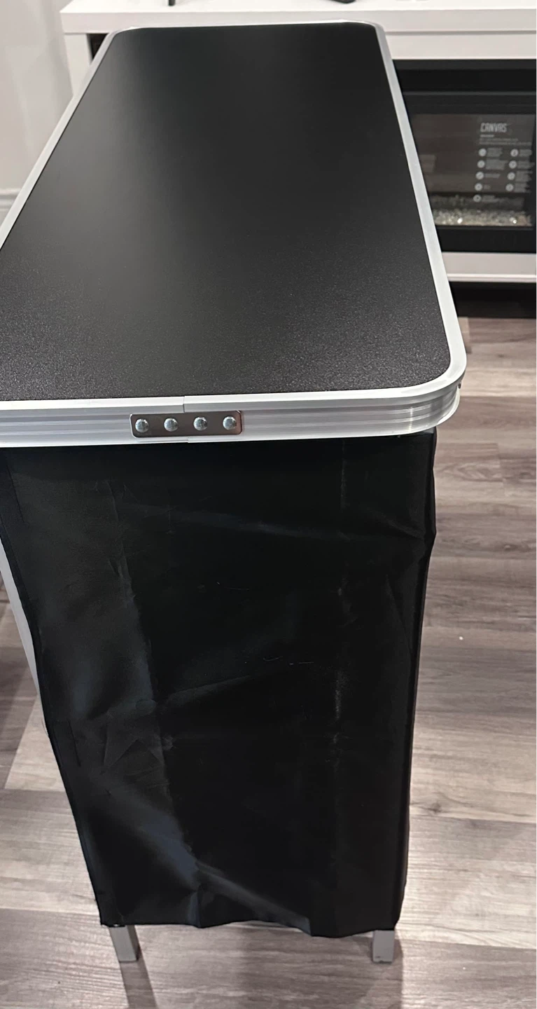 Foldable Bar Table - Black - photo 5