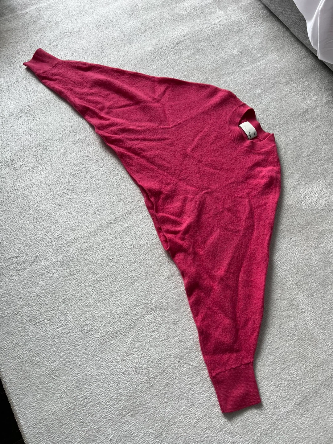 Wilfred Free Pink Cropped Sweater - Size S