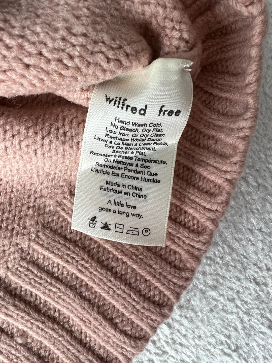 Wilfred Free Pink Sweater - Size S - photo 3