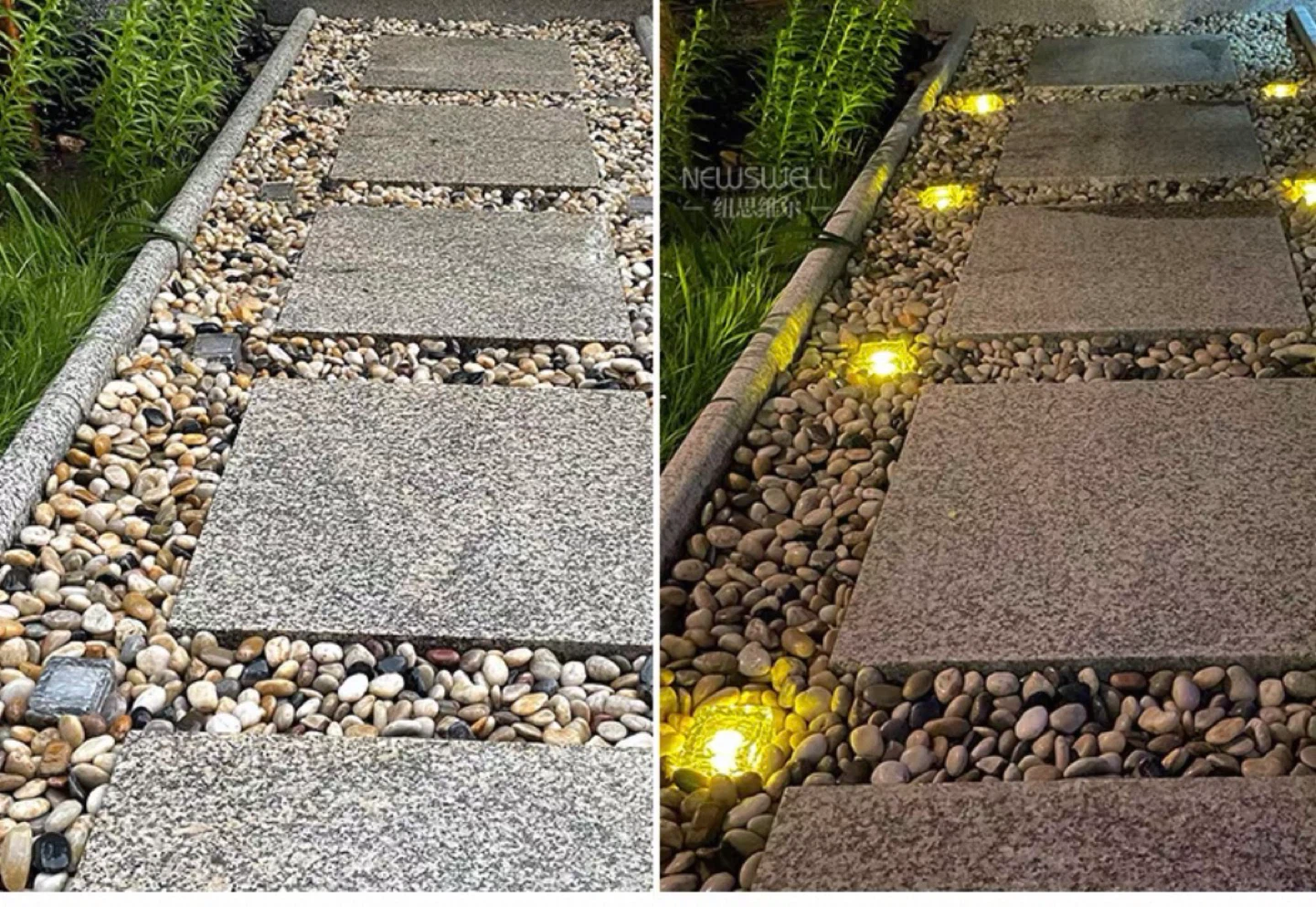 Solar Ice Cube Pathway Lights - photo 5