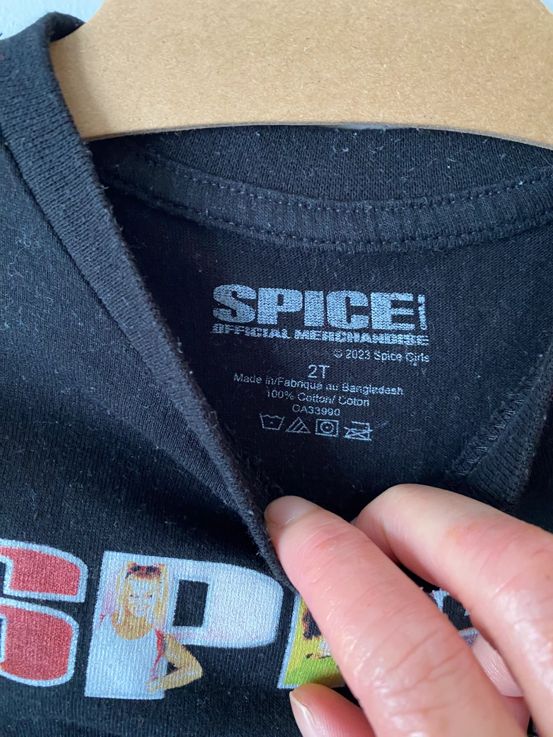 Spice Girls Black T-Shirt Size 2T - photo 3