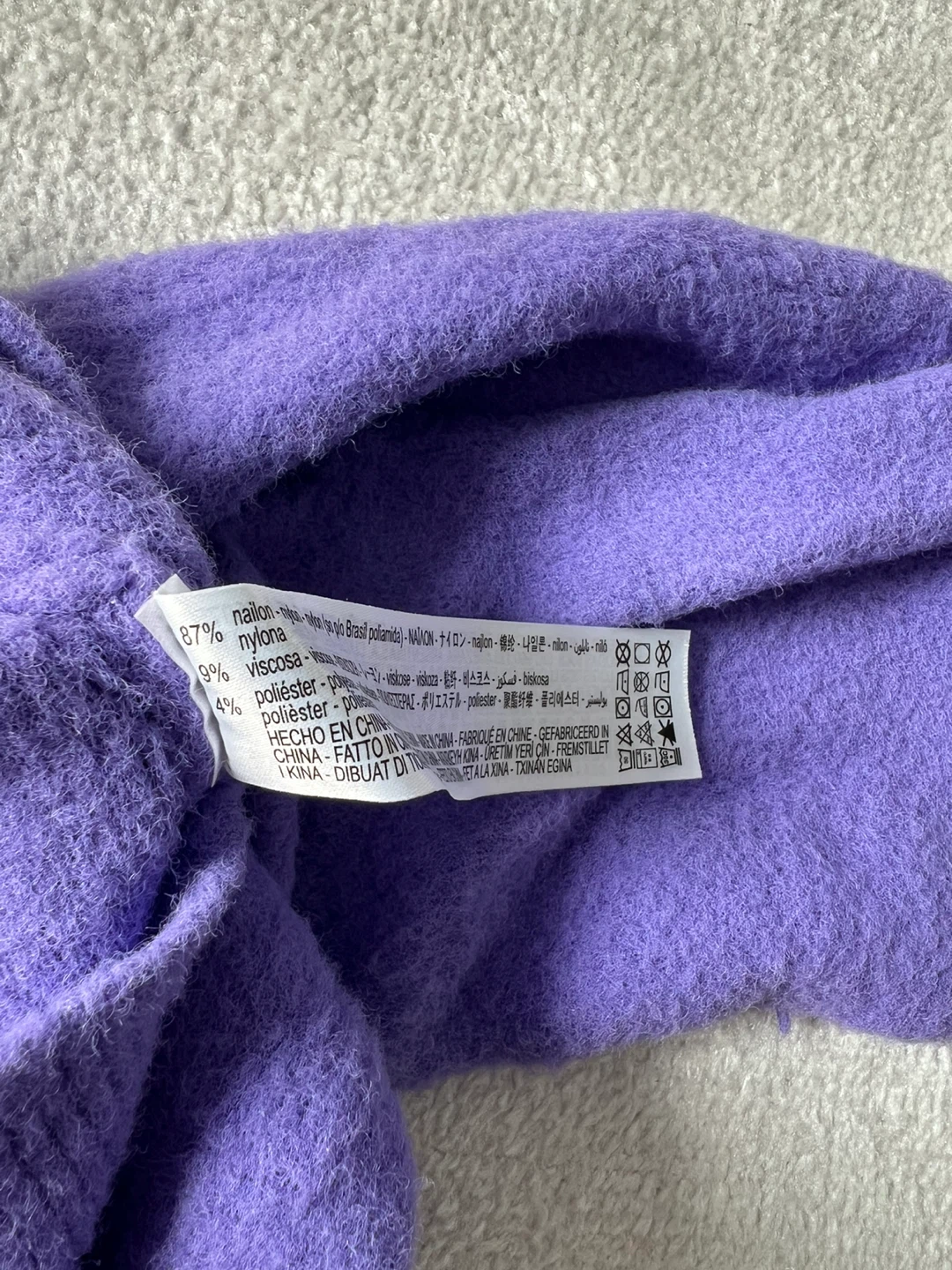 Zara Purple Oversized Sweater - Size L - photo 3
