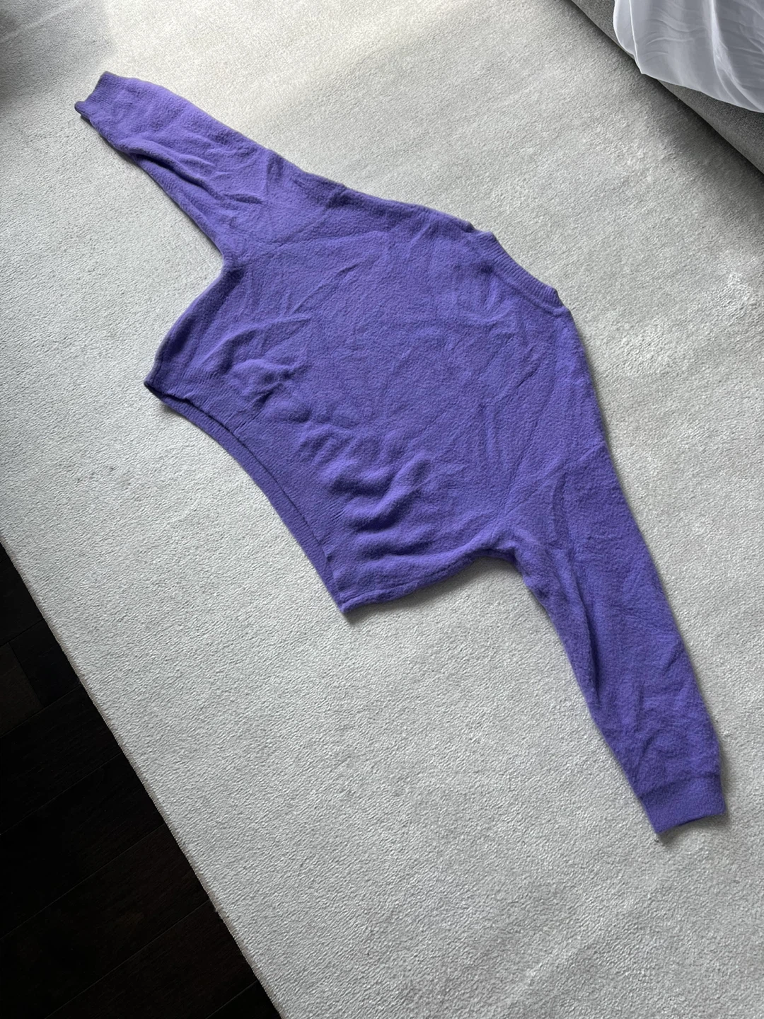 Zara Purple Oversized Sweater - Size L - photo 4