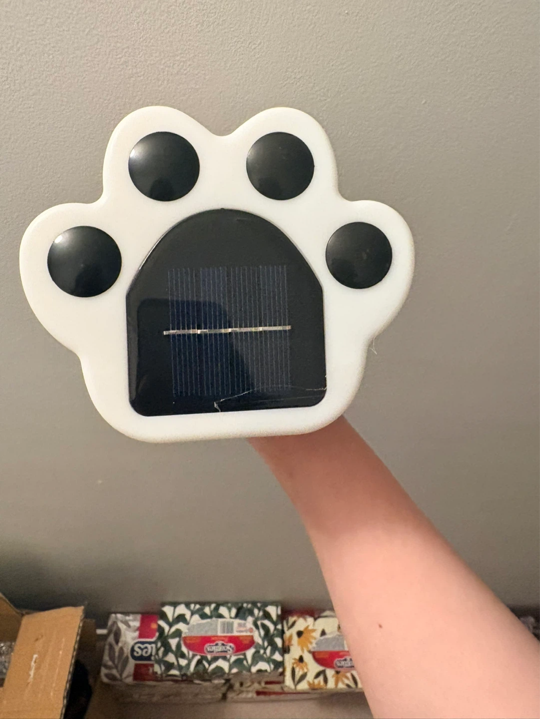 Paw Print Solar Pathway Lights - photo 2