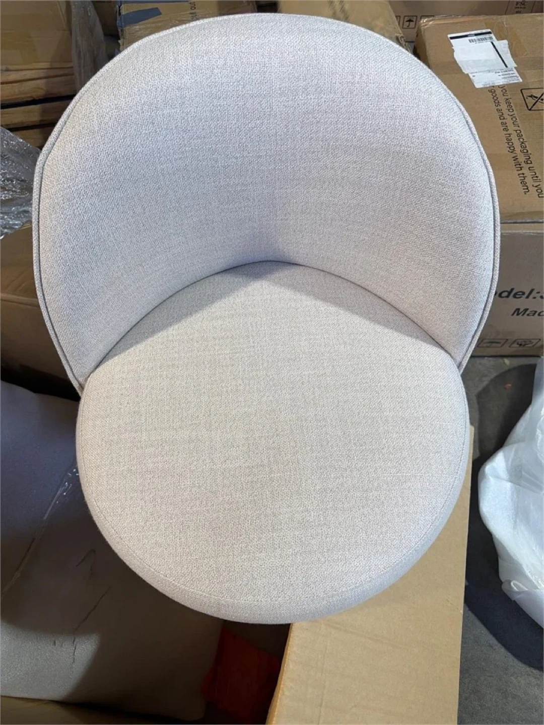Swivel Counter Stool - Cream Fabric $150 each - photo 4