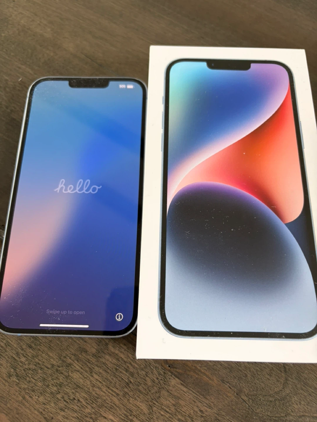 Apple iPhone 14 Plus 128GB Blue - With Box & Accessories
