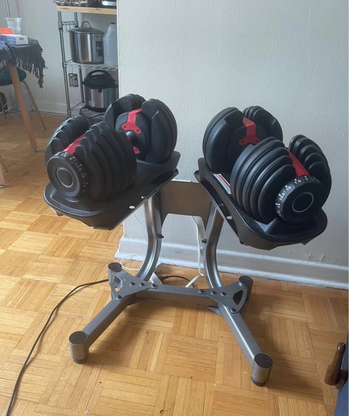 Adjustable Dumbbells & Workout Bench