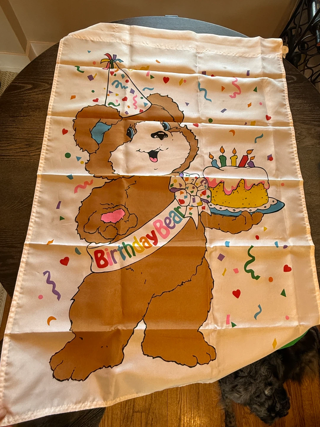Birthday Bear Decorative Flag
