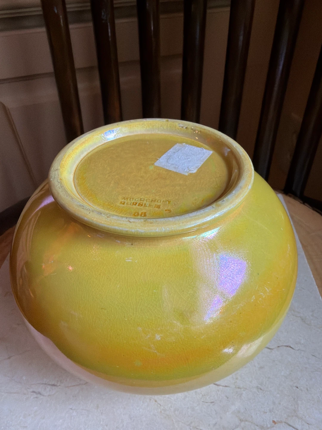 Sunny Yellow Glazed Ceramic Pot - photo 3