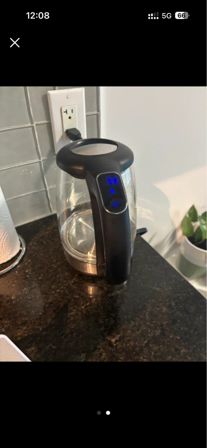 Salton electric kettle - can select water temperature