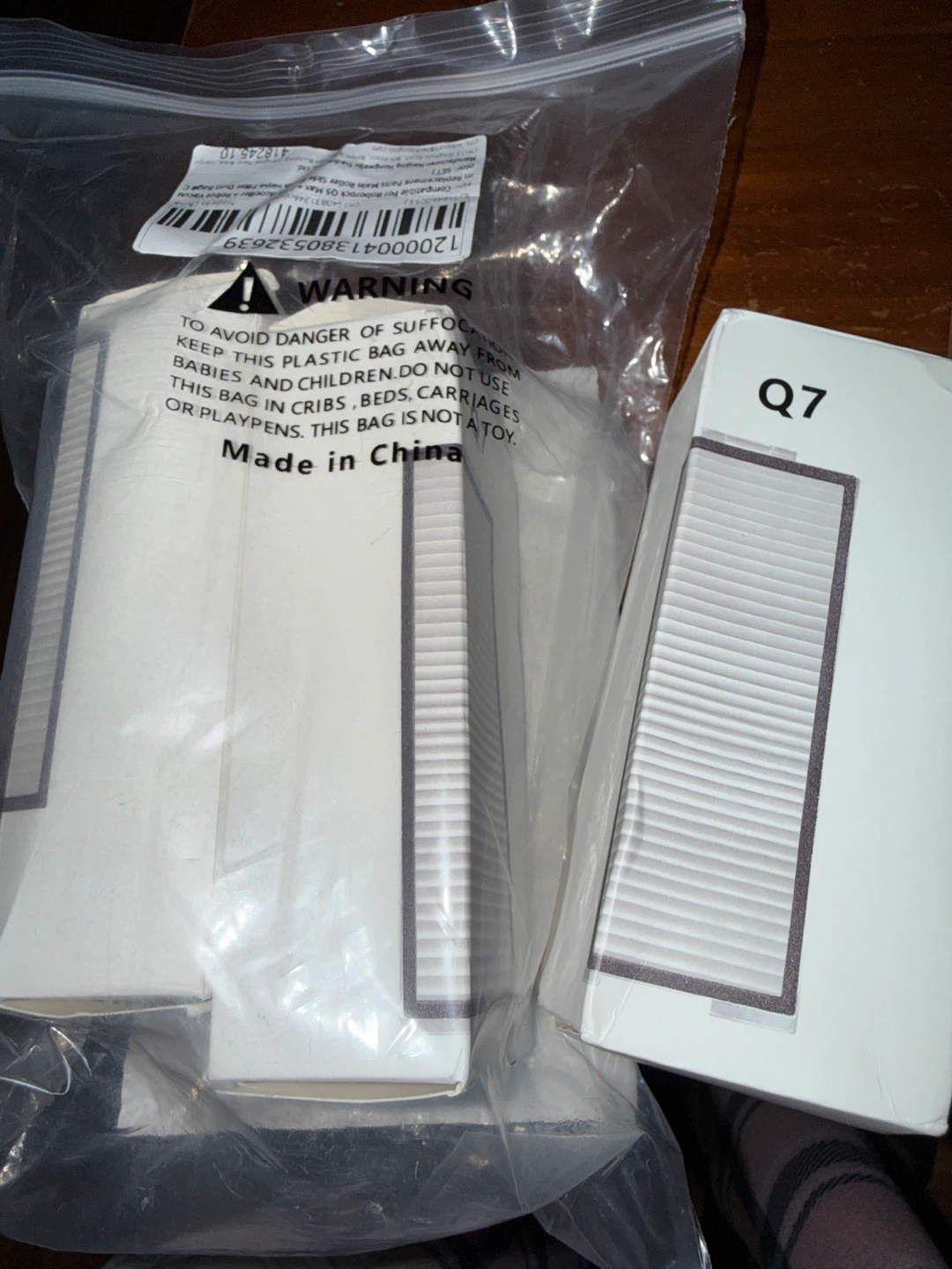 HEPA filter Roborock Q5/Q7 Series Parts Kit: 3 HEPA filters