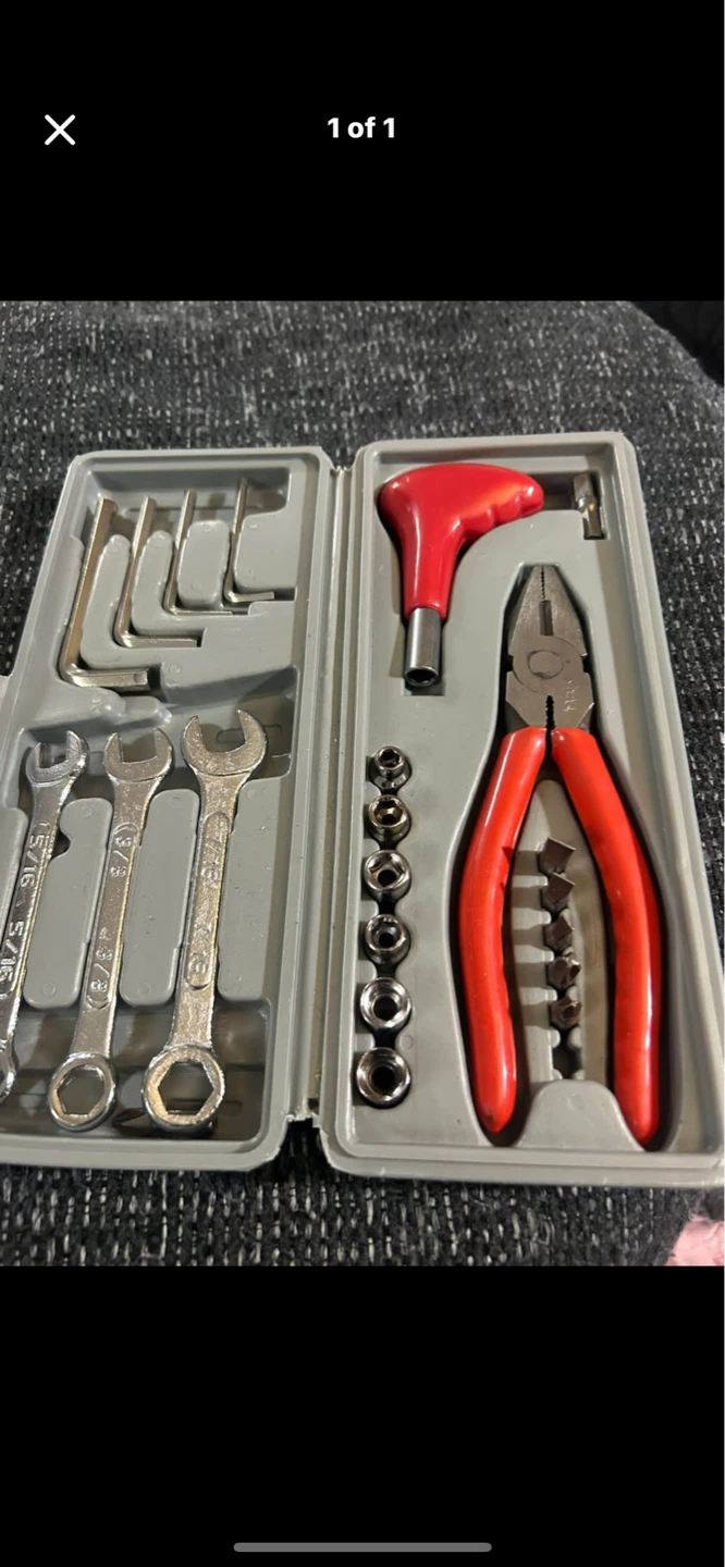 7-Piece Mini Tool Kit with Pliers and Wrenches