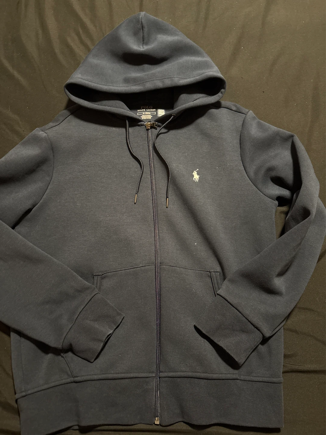 Polo Ralph Lauren Navy Zip-Up Hoodie