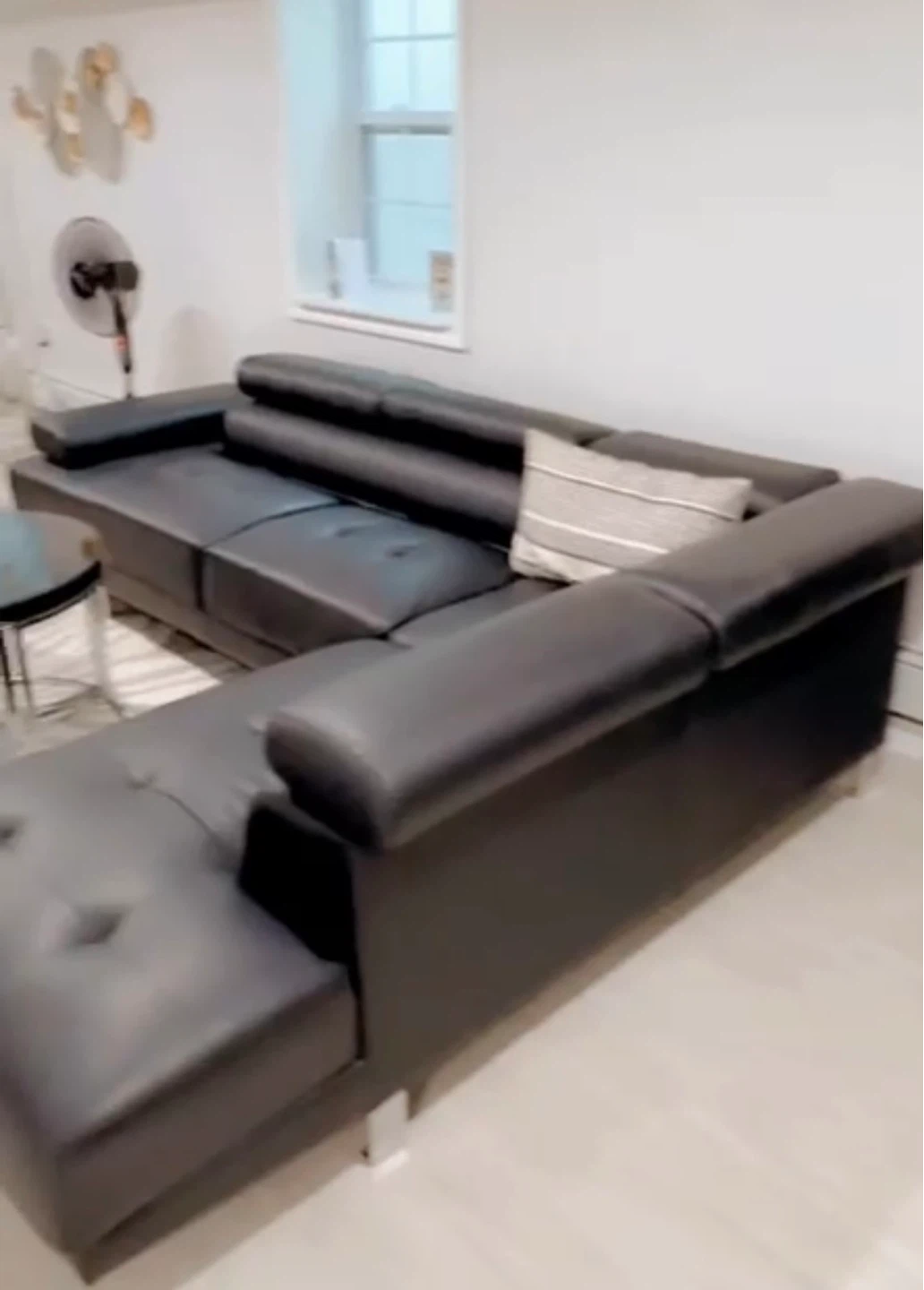 Black Sectional Sofa - photo 2