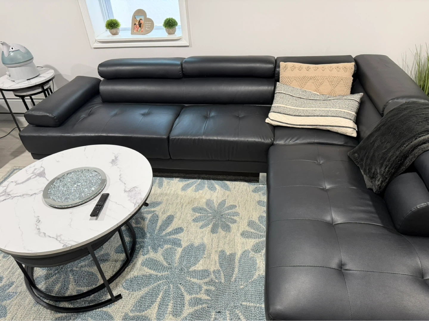 Black Sectional Sofa