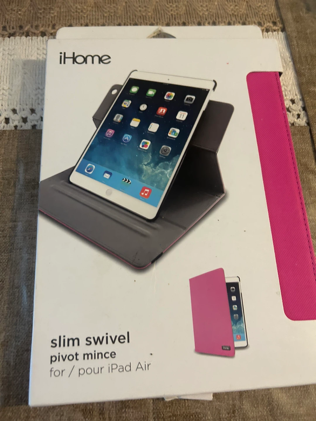iHome Slim Swivel Pivot Case for iPad Air