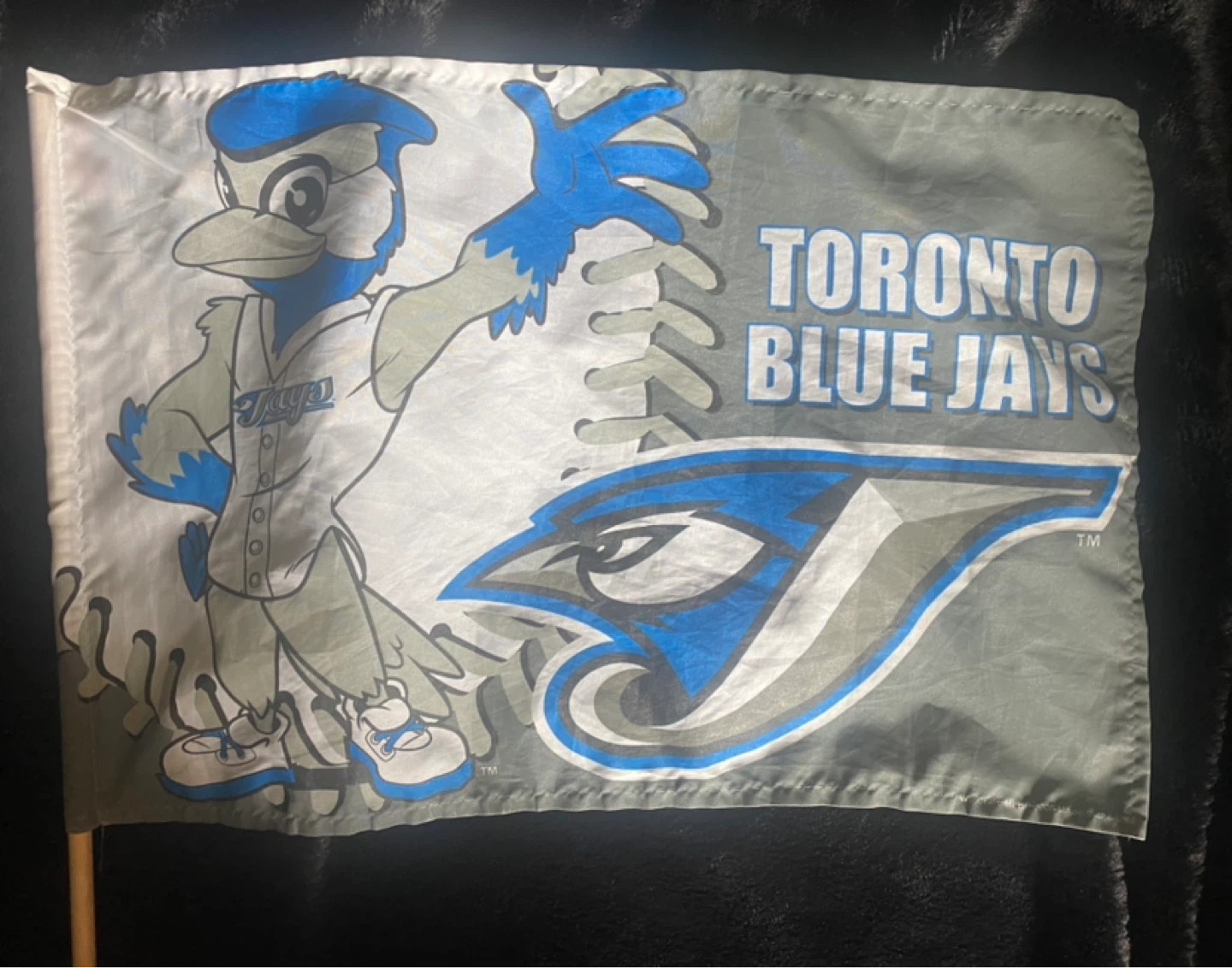 Official MLB Toronto Blue Jays Hand Flag – Vintage - photo 2