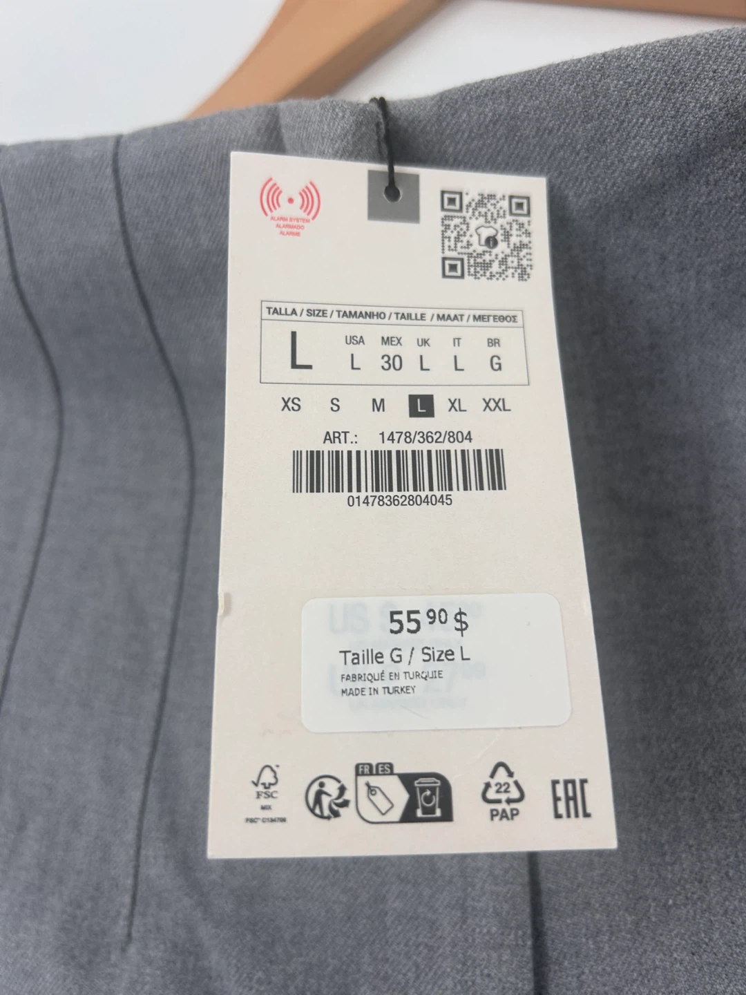 Zara grey High Waist Pants***Move out sale*** - photo 2